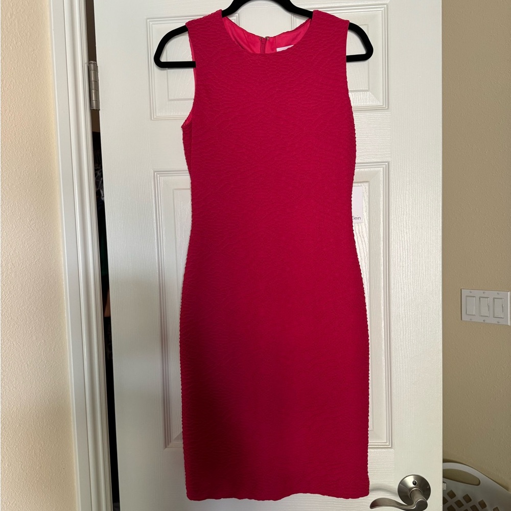 NWT Calvin Klein fuchsia dress sz 2